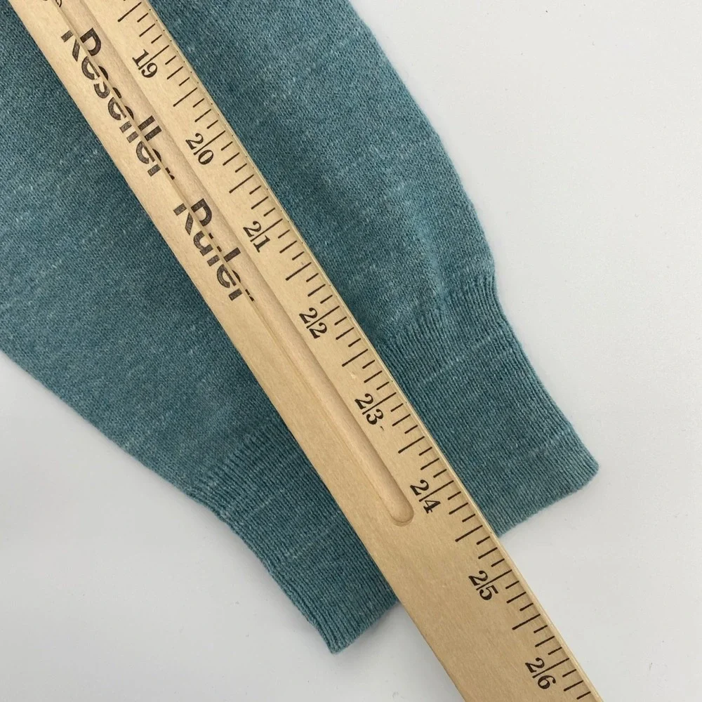 NEW‎ J.Crew Cotton Crewneck Sweater Mens XL Teal Re-Imagined Raglan Classic